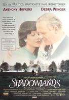 Shadowlands - Swedish Movie Poster (xs thumbnail)