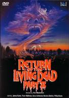 Return of the Living Dead Part II - German DVD movie cover (xs thumbnail)