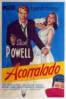 Cornered - Argentinian Movie Poster (xs thumbnail)