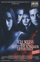 I Know What You Did Last Summer - German VHS movie cover (xs thumbnail)