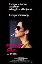 Remember My Name - Movie Poster (xs thumbnail)