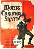 The Sword of Monte Cristo - Swedish Movie Poster (xs thumbnail)