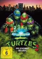 Teenage Mutant Ninja Turtles II: The Secret of the Ooze - German Movie Cover (xs thumbnail)