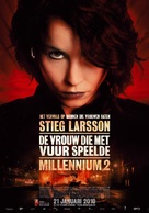 Flickan som lekte med elden - Dutch Movie Poster (xs thumbnail)