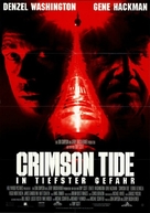 Crimson Tide - German Movie Poster (xs thumbnail)
