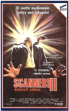 Scanners II: The New Order - Finnish VHS movie cover (xs thumbnail)