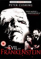 The Evil of Frankenstein - British DVD movie cover (xs thumbnail)