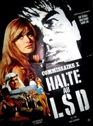 Kommissar X - Drei gr&uuml;ne Hunde - French Movie Poster (xs thumbnail)