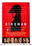 Birdman or (The Unexpected Virtue of Ignorance) - Polish Movie Poster (xs thumbnail)