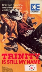 ...continuavano a chiamarlo Trinit&agrave; - British VHS movie cover (xs thumbnail)