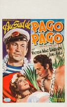 South of Pago Pago - Belgian Movie Poster (xs thumbnail)