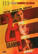 21 Grams - Italian DVD movie cover (xs thumbnail)