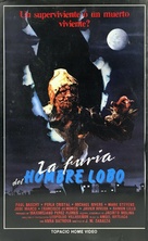 La furia del Hombre Lobo - Spanish VHS movie cover (xs thumbnail)