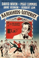 The Love Lottery - Danish Movie Poster (xs thumbnail)