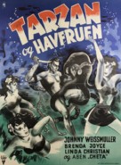 Tarzan and the Mermaids - Danish Movie Poster (xs thumbnail)