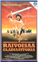 I sette magnifici gladiatori - Finnish VHS movie cover (xs thumbnail)