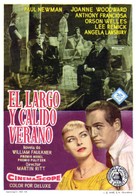 The Long, Hot Summer - Spanish Movie Poster (xs thumbnail)
