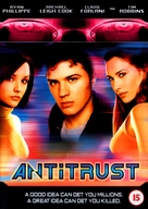 Antitrust - British DVD movie cover (xs thumbnail)
