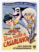 A Night in Casablanca - Italian Movie Poster (xs thumbnail)