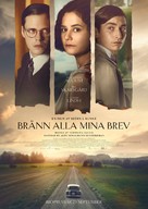 Br&auml;nn alla mina brev - Swedish Movie Poster (xs thumbnail)