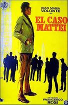 Caso Mattei, Il - Spanish Movie Poster (xs thumbnail)
