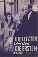 Die Letzten werden die Ersten sein - German Movie Cover (xs thumbnail)