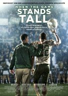 When the Game Stands Tall - German Movie Poster (xs thumbnail)