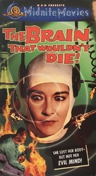 The Brain That Wouldn&#039;t Die - VHS movie cover (xs thumbnail)