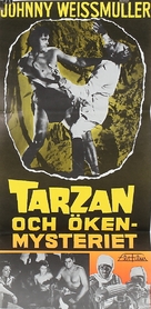 Tarzan&#039;s Desert Mystery - Swedish Movie Poster (xs thumbnail)