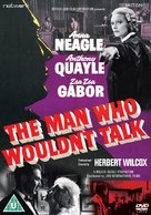 The Man Who Wouldn&#039;t Talk - British DVD movie cover (xs thumbnail)