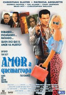 True Romance - Spanish Movie Poster (xs thumbnail)