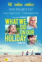 What We Did on Our Holiday - Australian Movie Poster (xs thumbnail)