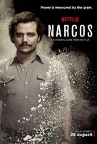 &quot;Narcos&quot; - Swedish Movie Poster (xs thumbnail)