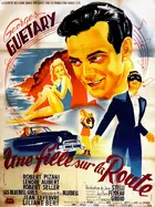 Une fille sur la route Poster