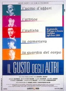 Le go&ucirc;t des autres - Italian Movie Poster (xs thumbnail)