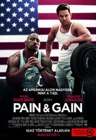Pain &amp; Gain - Hungarian Movie Poster (xs thumbnail)