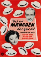 Cheaper by the Dozen - Danish Movie Poster (xs thumbnail)