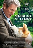 Hachi: A Dog&#039;s Tale - Brazilian Movie Poster (xs thumbnail)