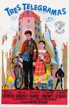 Trois t&eacute;l&eacute;grammes - Spanish Movie Poster (xs thumbnail)