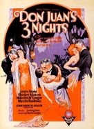 Don Juan&#039;s Three Nights - Movie Poster (xs thumbnail)