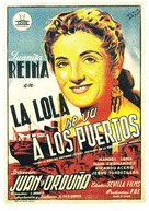 La Lola se va a los puertos - Spanish Movie Poster (xs thumbnail)