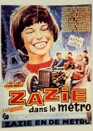 Zazie dans le m&eacute;tro - Belgian Movie Poster (xs thumbnail)