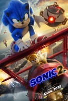 Sonic the Hedgehog 2 - Spanish Movie Poster (xs thumbnail)