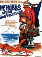 Mr. Hobbs Takes a Vacation - French Movie Poster (xs thumbnail)