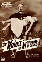 The Colossus of New York - German poster (xs thumbnail)