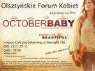 October Baby - Polish Movie Poster (xs thumbnail)