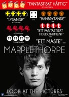 Mapplethorpe: Look at the Pictures - Swedish Movie Poster (xs thumbnail)