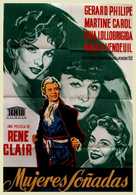 Les belles de nuit - Spanish Movie Poster (xs thumbnail)