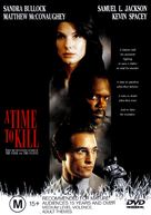 A Time to Kill - Australian DVD movie cover (xs thumbnail)