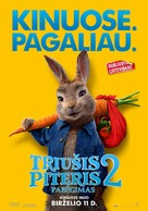 Peter Rabbit 2: The Runaway - Lithuanian Movie Poster (xs thumbnail)